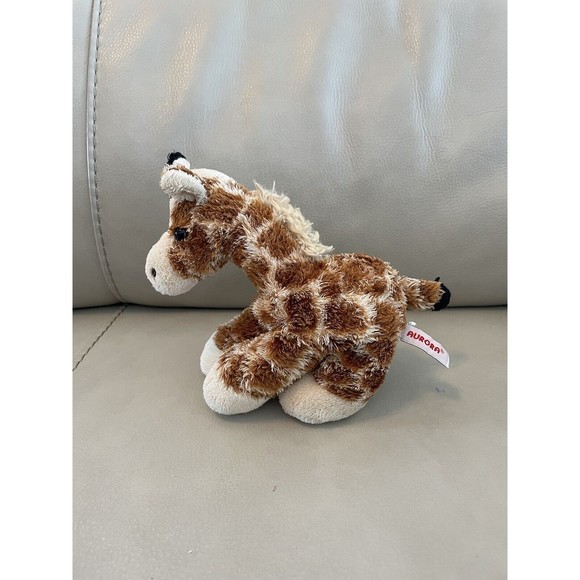 Aurora Giraffe Baby Plush Stuffed Animal Toy Gift 9 Inch SOFT EUC - Picture 4 of 6